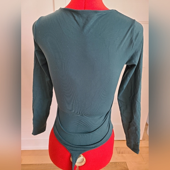 Abercrombie bodysuit emerald green - Picture 2 of 3